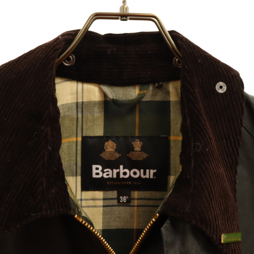 Barbour バブアー 22AW TRANAPORT トランスポート ワックス ジャケット カーキ 222MWX1678_画像3