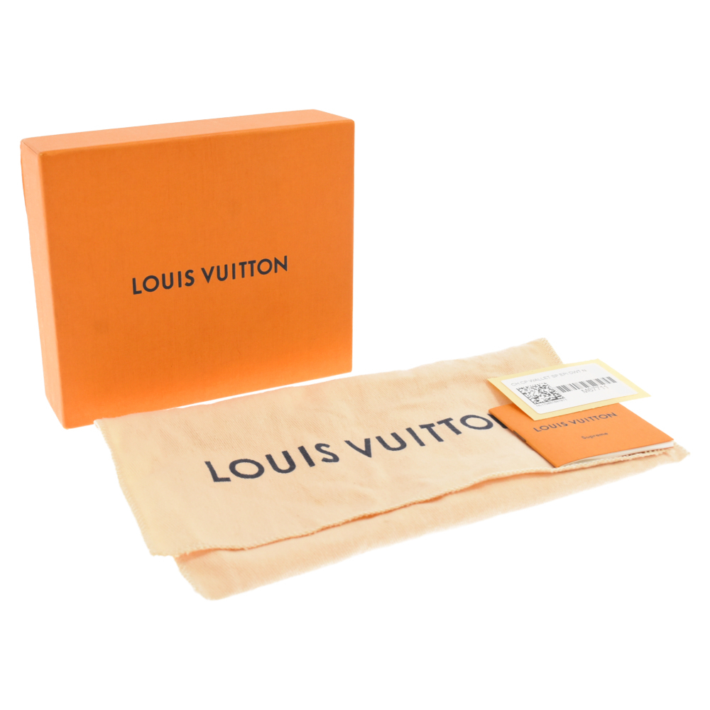 SUPREME シュプリーム 17AW×Louis Vuitton Chain Wallet ルイヴィトン エピ チェーンコンパクトウォレット三つ折り 財布 レッド M67755_画像6