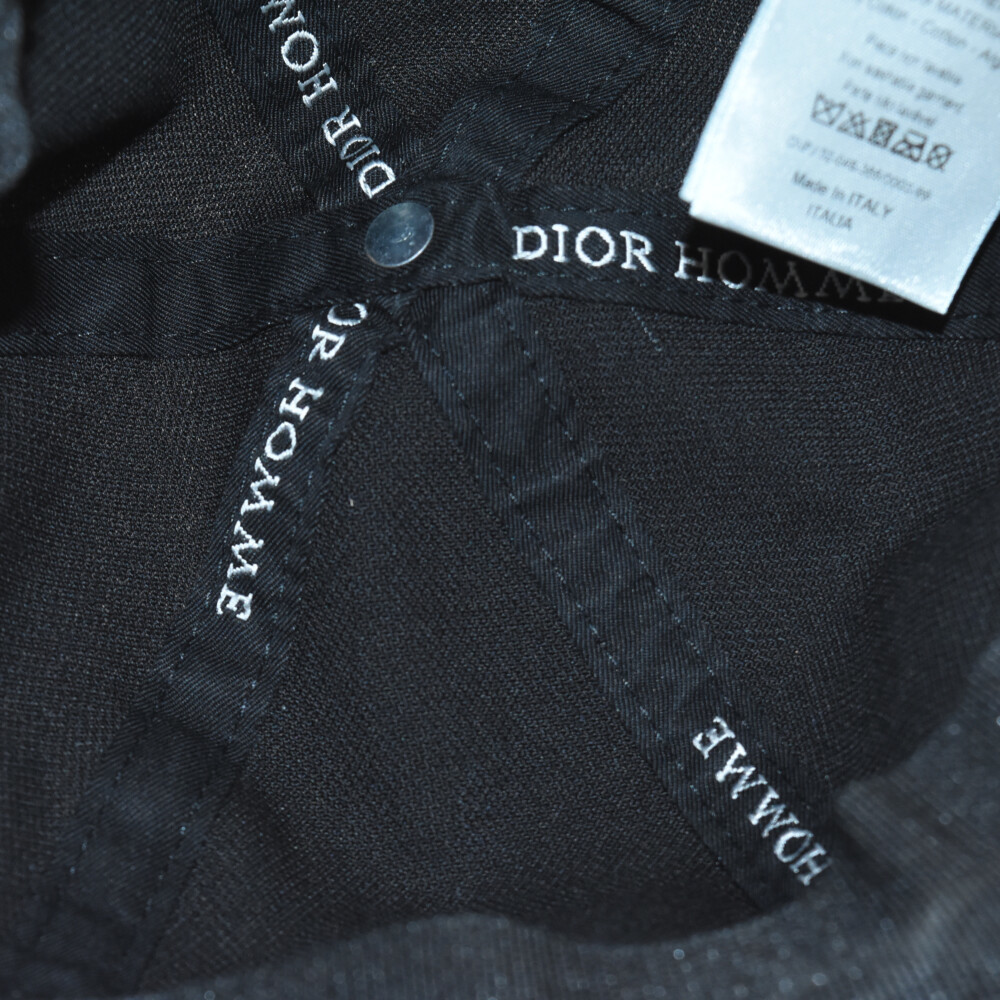 Dior HOMME ディオールオム 18AW ATELIER アトリエロゴ キャップ 帽子 ブラック 833C908M4326_画像6