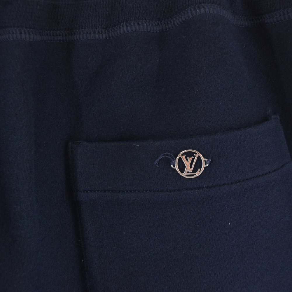 LOUIS VUITTON ルイヴィトン 19SS Zip design sweatshirt long pants ジップデザインスウェットロングパンツ ネイビー RM191Q JUJ HFY43Wの画像5