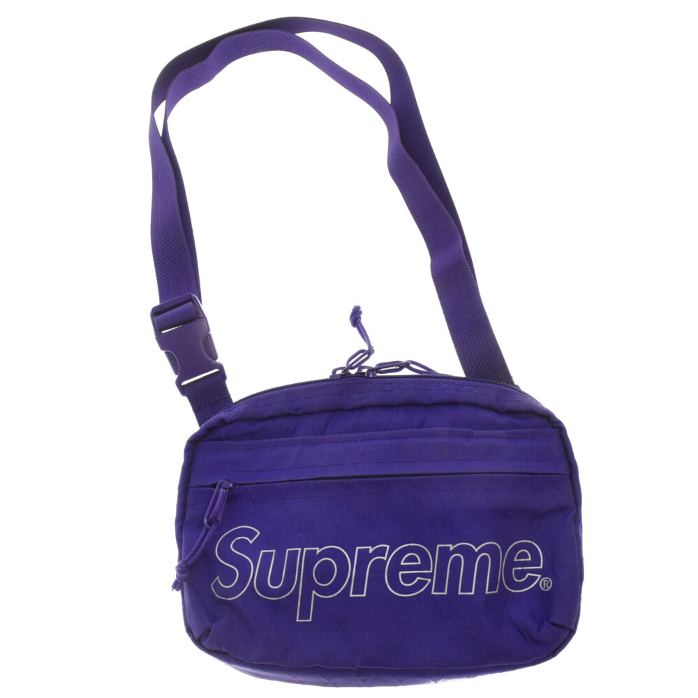 SUPREME シュプリーム 18AW Shoulder Bag ウエストバッグ ショルダーバッグ パープル