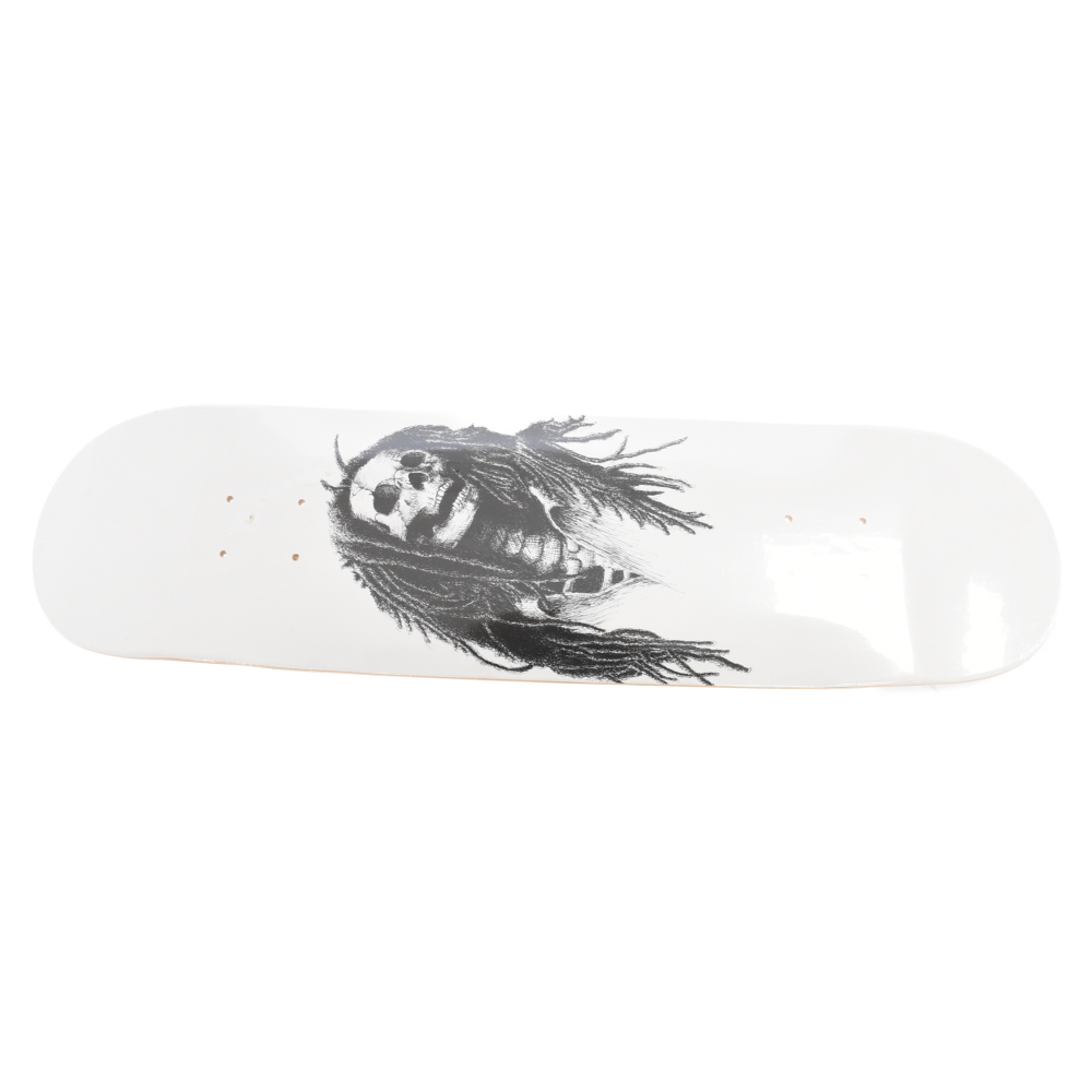 Palm Angels パームエンジェルス Skull Skateboard ロゴプリントスケートボード デッキ ブラック