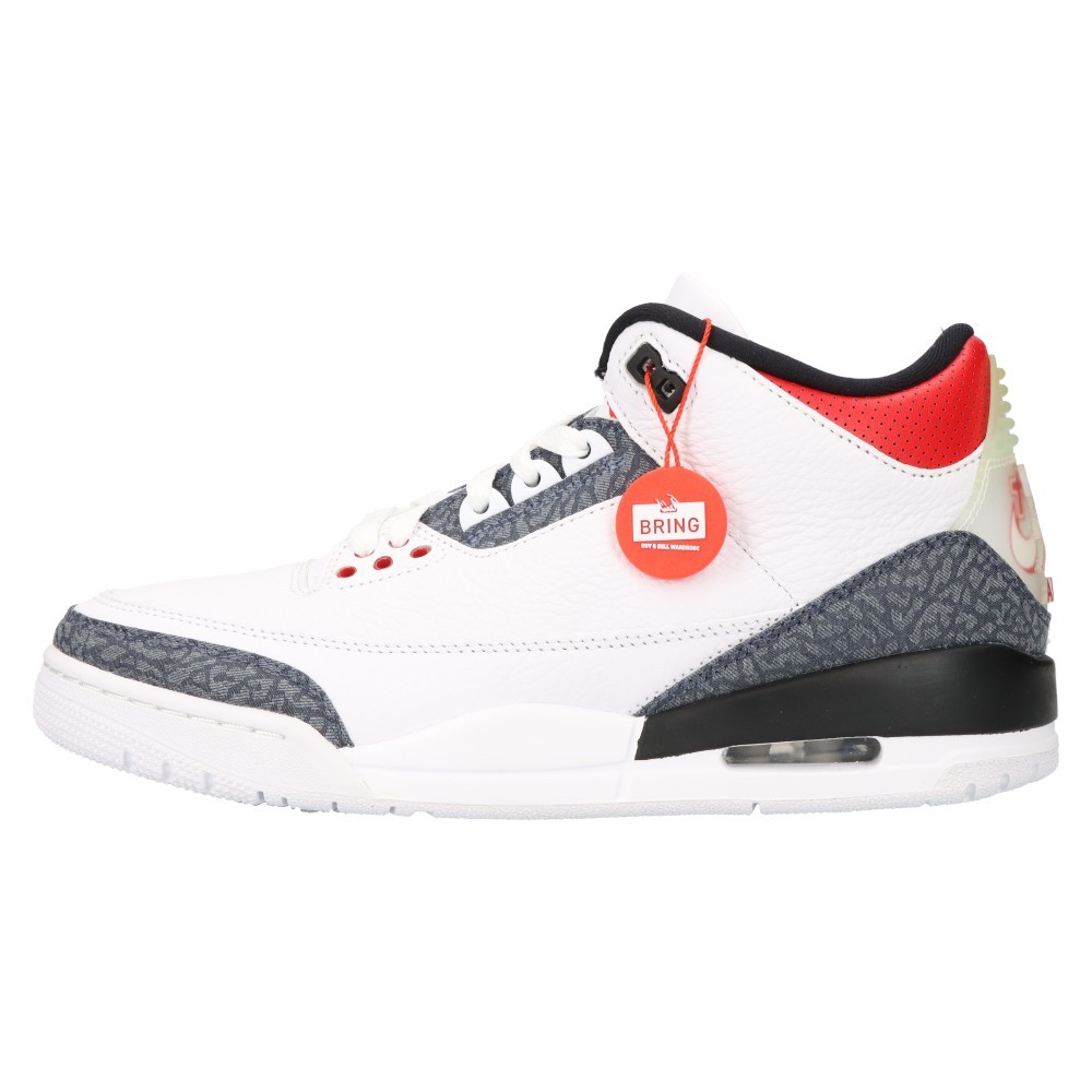 NIKE ナイキ AIR JORDAN 3 RETRO SE-T CO JP エアジョーダン3 レトロ ハイカットスニーカー CZ6433-100 US8.5/26.5cm ホワイト_画像1