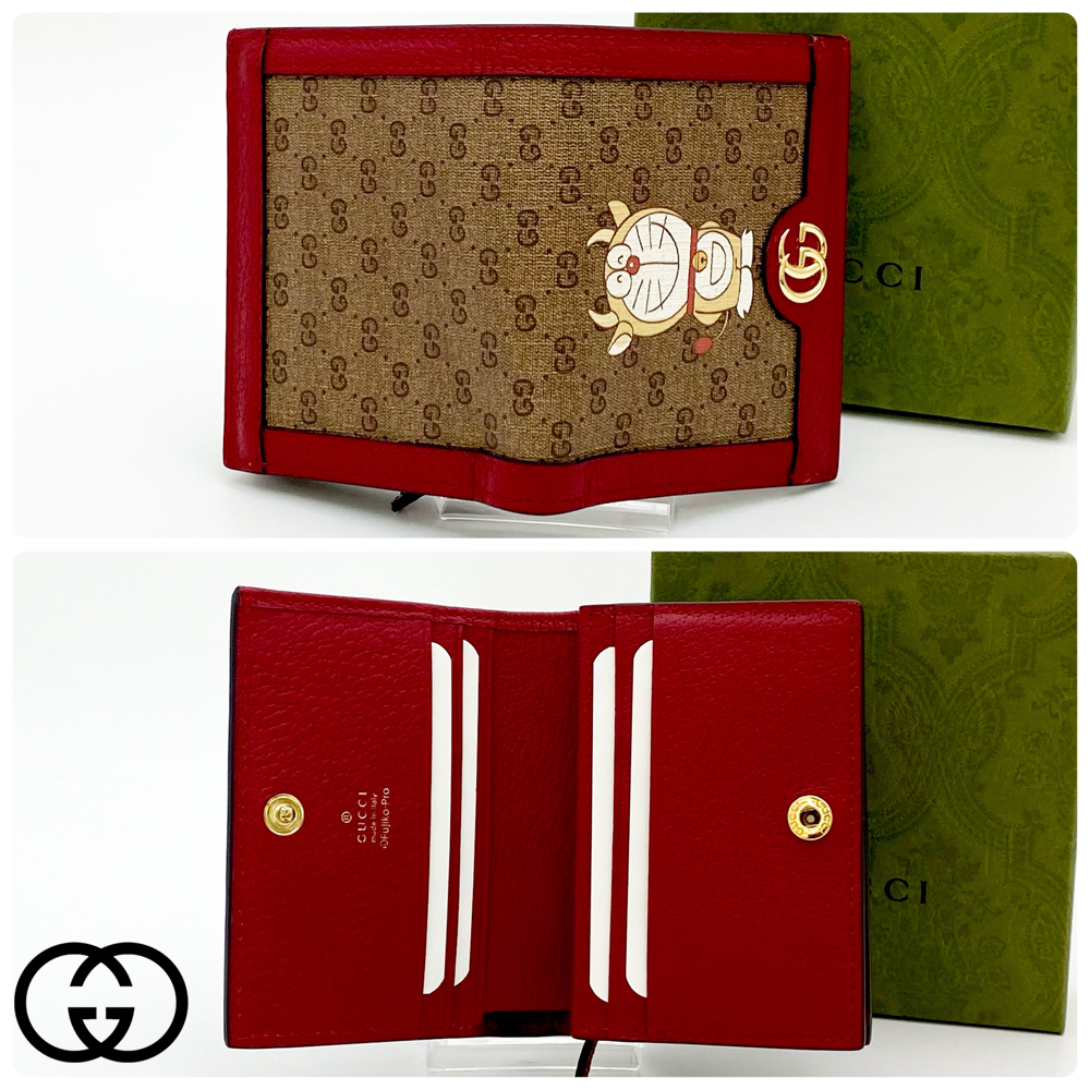 極上美品】2021年限定 グッチ GUCCI×ドラえもん コラボ ウシえ 極上美品】2021年限定 グッチ GUCCI×ドラえもん コラボ ウシえ