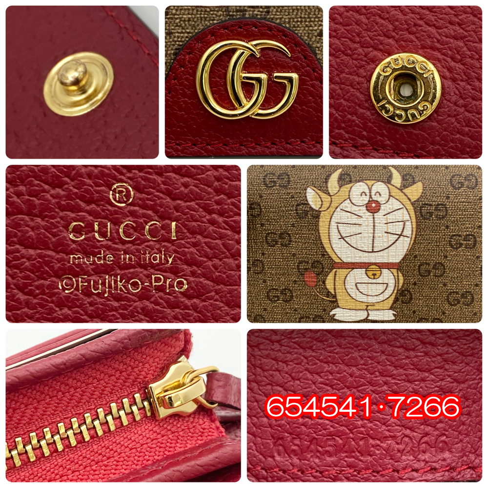 極上美品】2021年限定 グッチ GUCCI×ドラえもん コラボ ウシえ 極上美品】2021年限定 グッチ GUCCI×ドラえもん コラボ ウシえ