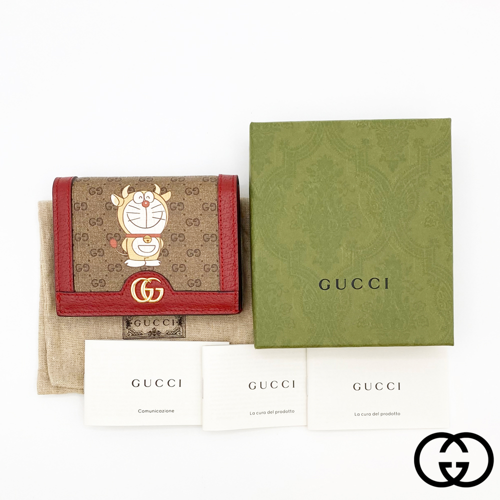 極上美品】2021年限定 グッチ GUCCI×ドラえもん コラボ ウシえ 極上美品】2021年限定 グッチ GUCCI×ドラえもん コラボ ウシえ