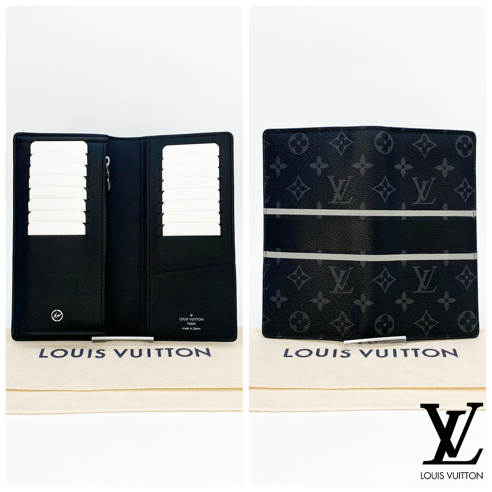 【極美品】ルイヴィトン LOUIS VUITTON ×フラグメント fragment design ポルトフォイユ・ブラザ モノグラム・エクリプス M64438 送料無料 【極美品】ルイヴィトン LOUIS VUITTON ×フラグメント fragment design ポルトフォイユ・ブラザ モノグラム・エクリプス M64438 送料無料