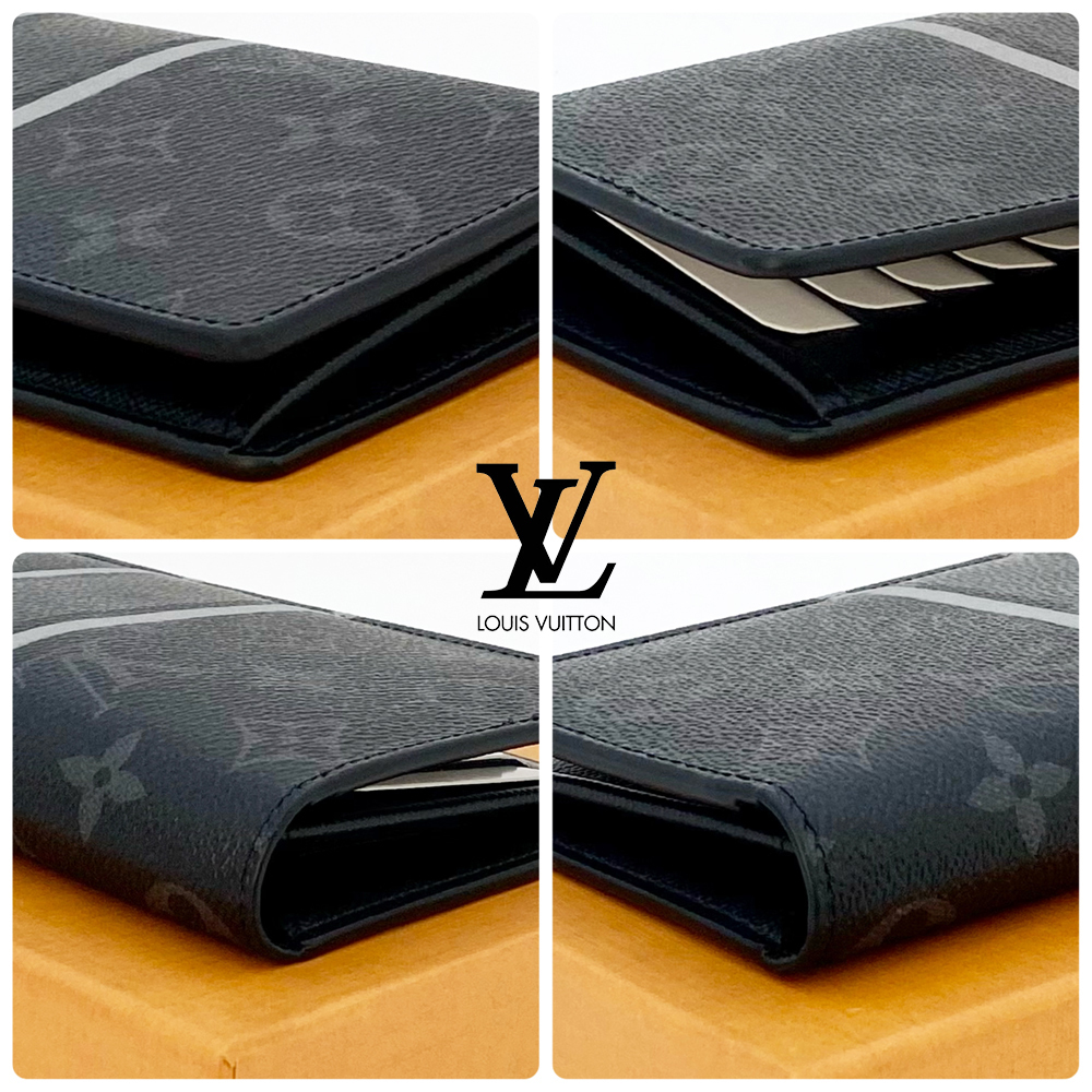 【極美品】ルイヴィトン LOUIS VUITTON ×フラグメント fragment design ポルトフォイユ・ブラザ モノグラム・エクリプス M64438 送料無料 【極美品】ルイヴィトン LOUIS VUITTON ×フラグメント fragment design ポルトフォイユ・ブラザ モノグラム・エクリプス M64438 送料無料