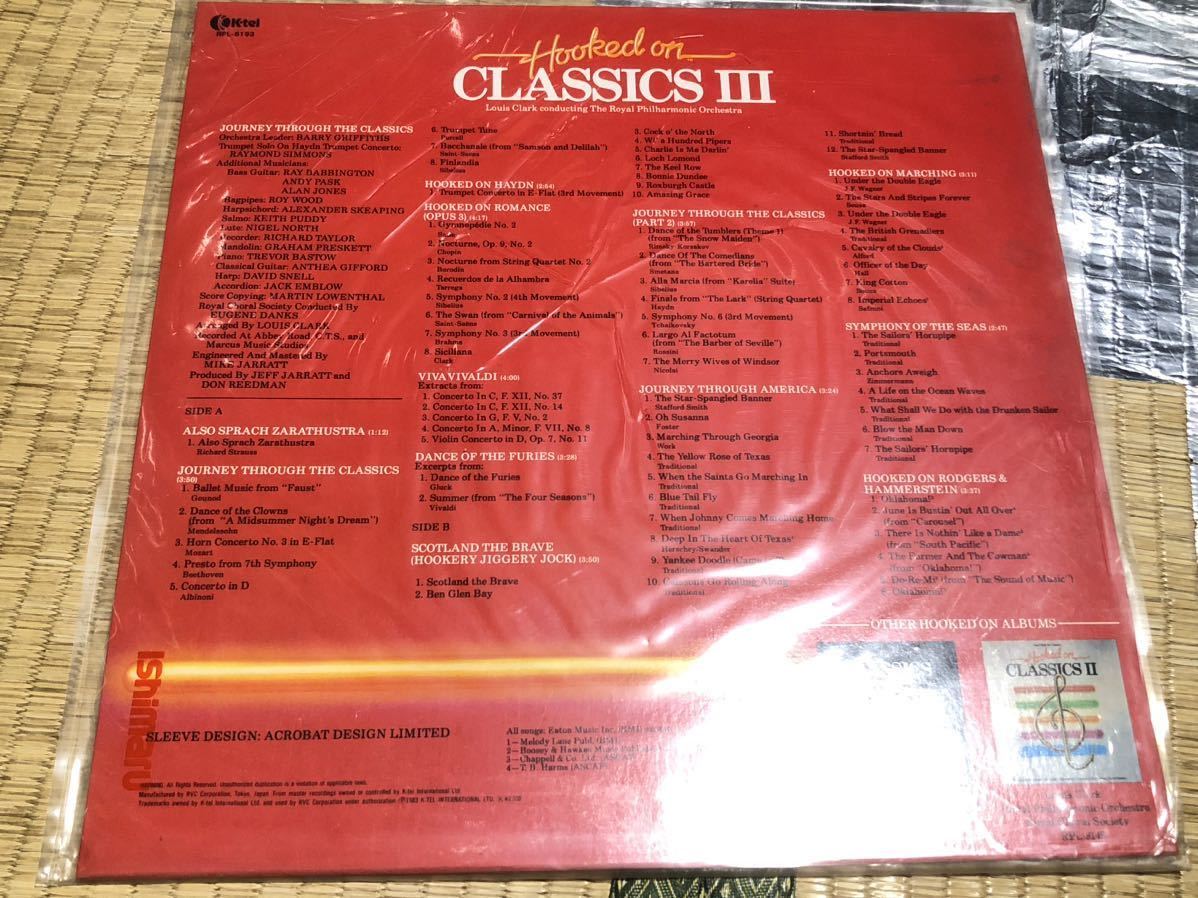 RPL-8193 ルイス・クラーク　フックト・オン・クラシックス　Ⅲ　ショッキング・クラシック・メドレー　LP レコード_画像2