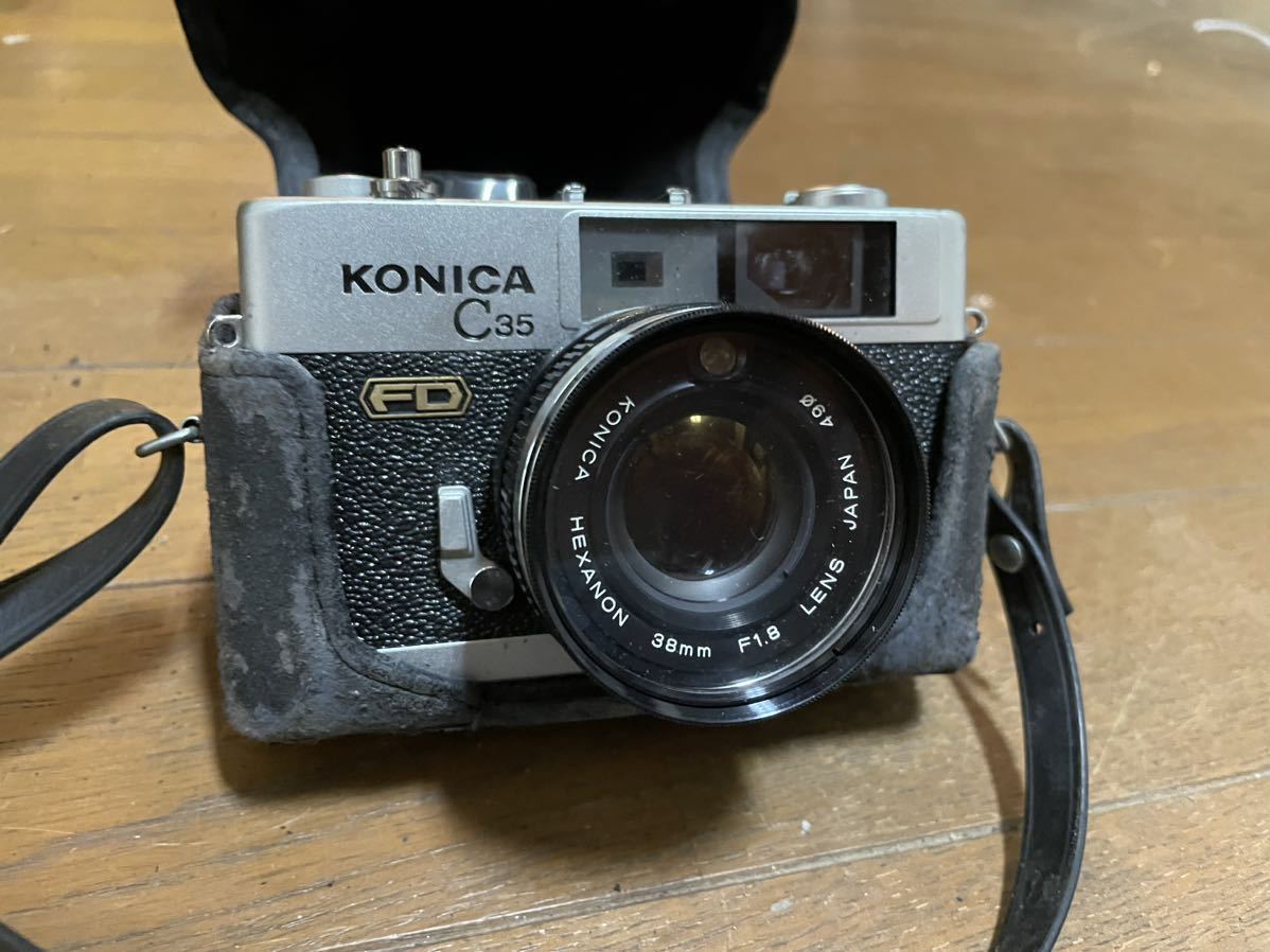 展示品★比較的美品★Konica★コニカ★C35 FD★38mm F1.8★コンパクトカメラ★簡易動作★_画像1