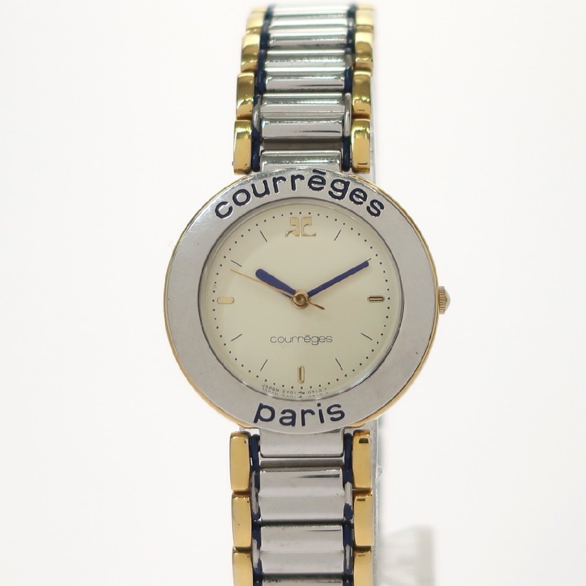 1円スタート 腕時計 まとめ3点セット SEIKO セイコー ALBA アルバ Courreges クレージュ ブレス腕時計 デイデイト クォーツ 稼働品_画像5