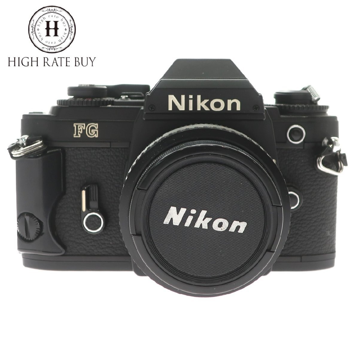 1円スタート Nikon ニコン 一眼レフカメラ レンズ セット 50mm 1:1.8 NIKKOR ニッコールレンズ ブラック ボディ 黒 撮影機材 動作未確認_画像1