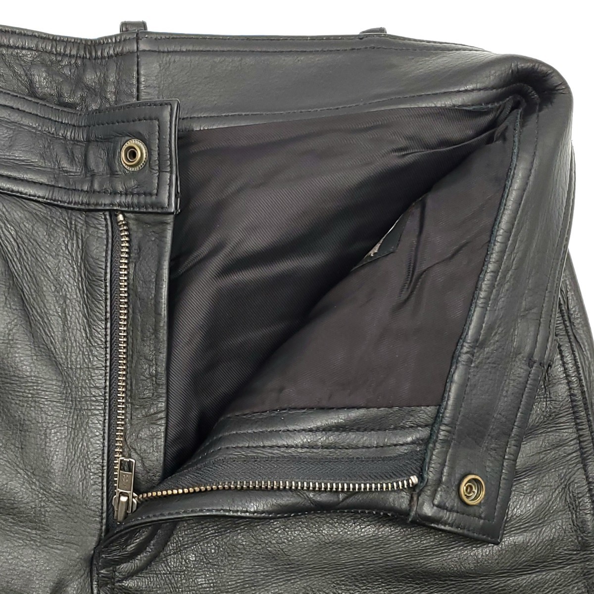 上質牛シボ革 HARLEY-DAVIDSON W30レザーパンツ黒メンズ本革 上質牛シボ革 HARLEY-DAVIDSON W30レザーパンツ黒メンズ本革