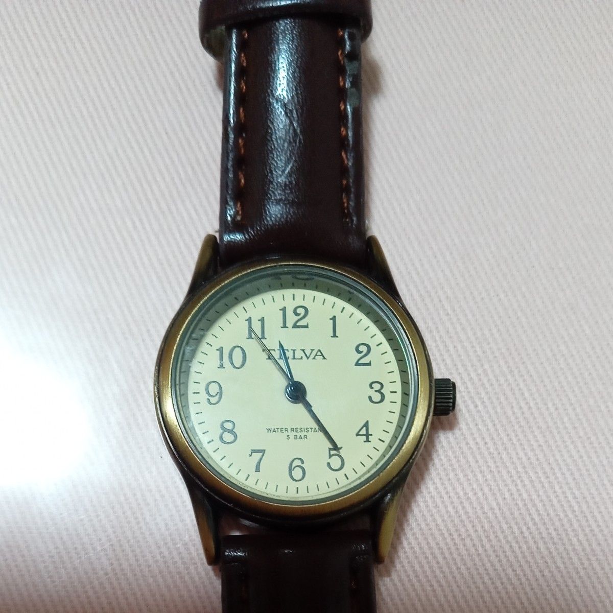 タイムセール☆　TELVA　 レディース　腕時計　電池無しなのでジャンク品扱いで　レトロ　アンティーク　明日より値上げ