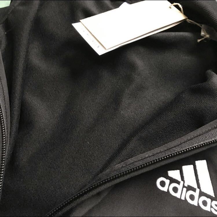□新品【メンズM】 黒 adidas アディダス 上下セット ジャージ パンツ セットアップ ロゴ オールシーズン　ウエア_画像10