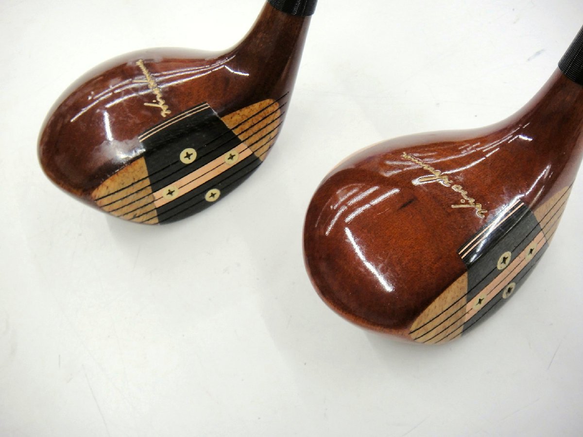 5B305S 【2本セット】 HONMA ホンマ Hiro Honma パーシモン HIGH-POWERED M-43 1W＆3W コンポジットシャフト T-800 BORON M43 男性 右利き_画像4