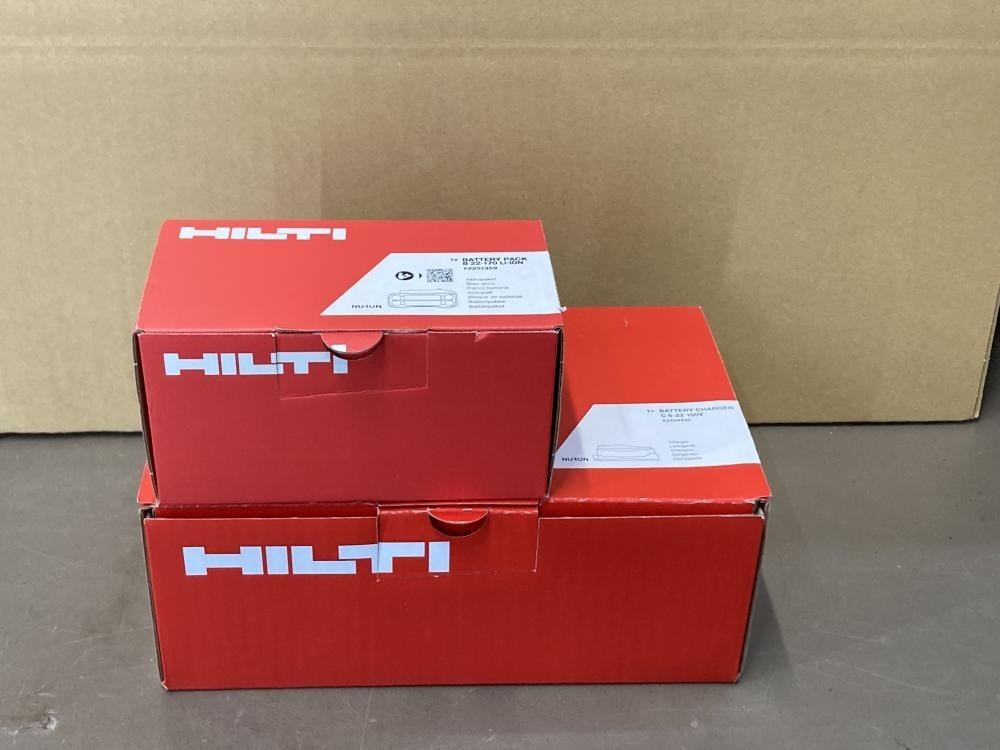 007◇未使用品◇HILTI 充電器＋バッテリーセット C6-22　B22-170_画像4