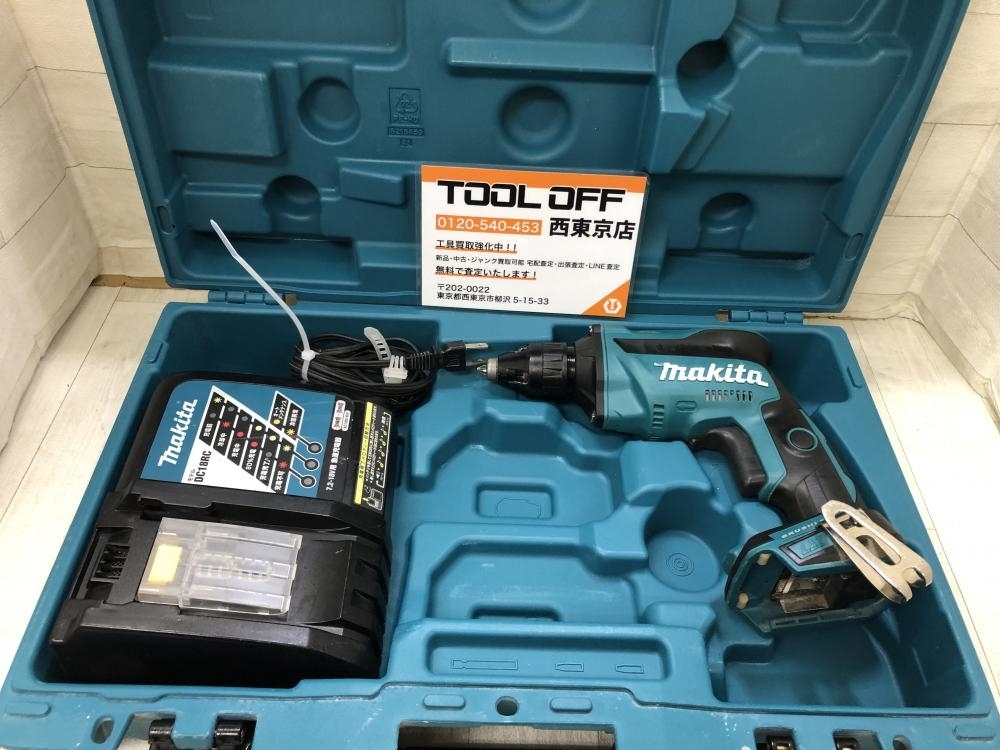 004★おすすめ商品★makita マキタ 充電式スクリュードライバ FS453D 充電器付き_画像1