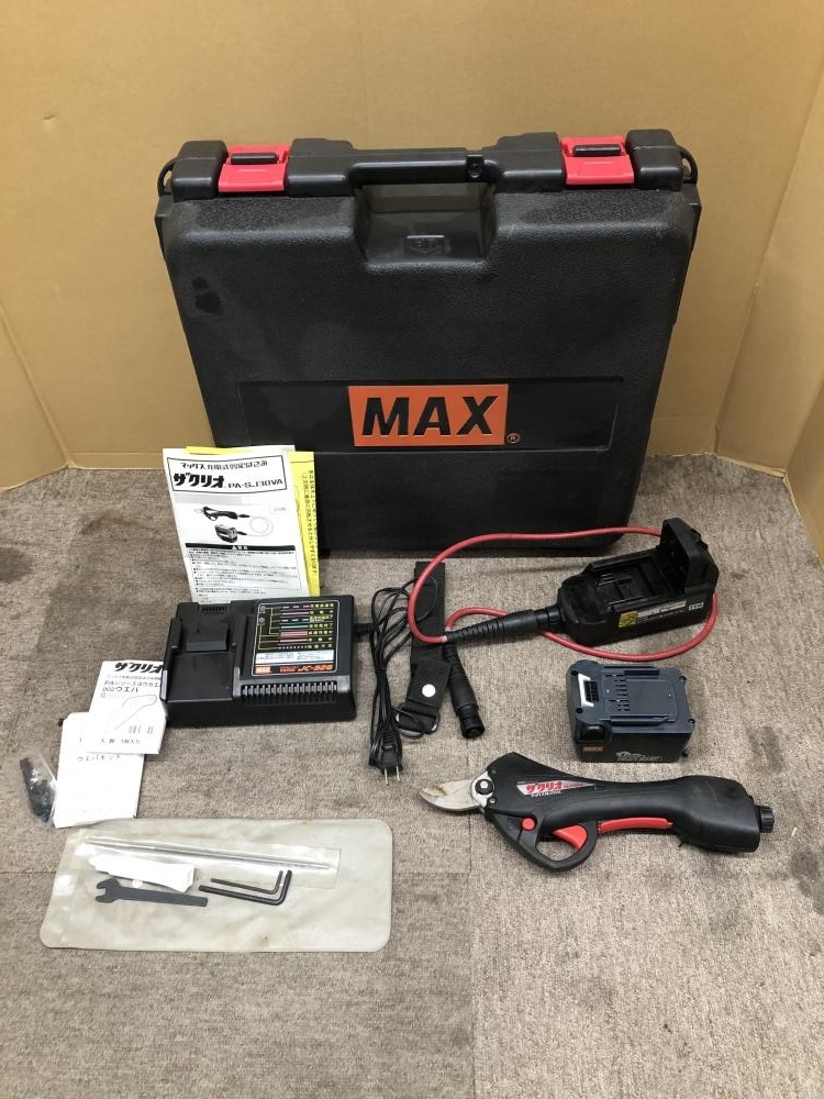 001♪おすすめ商品♪MAX マックス 充電式剪定はさみ PA-SJ30VA-BCK