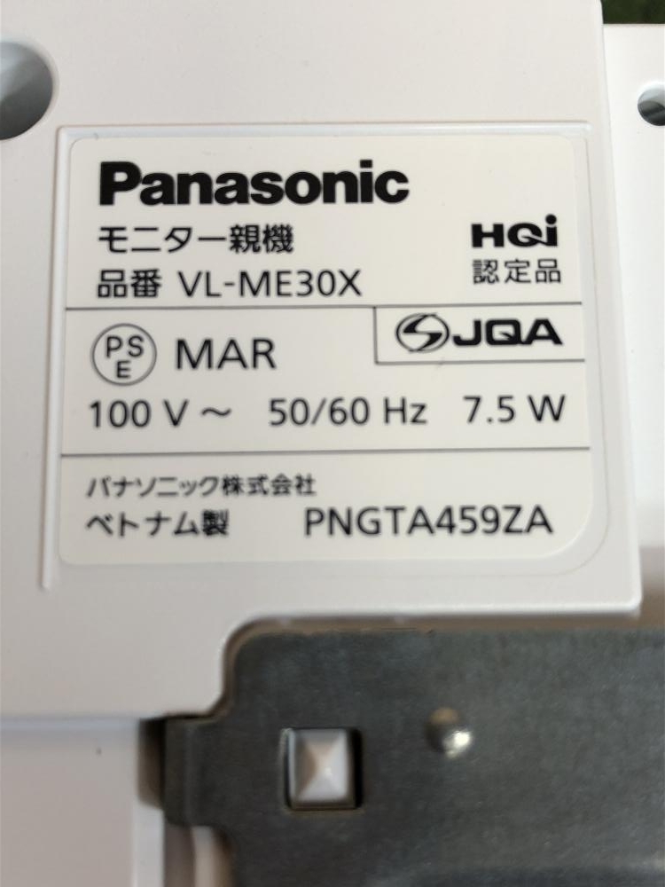 001♪未使用品♪パナソニック Panasonic テレビドアホン VL-SE30XL_画像4