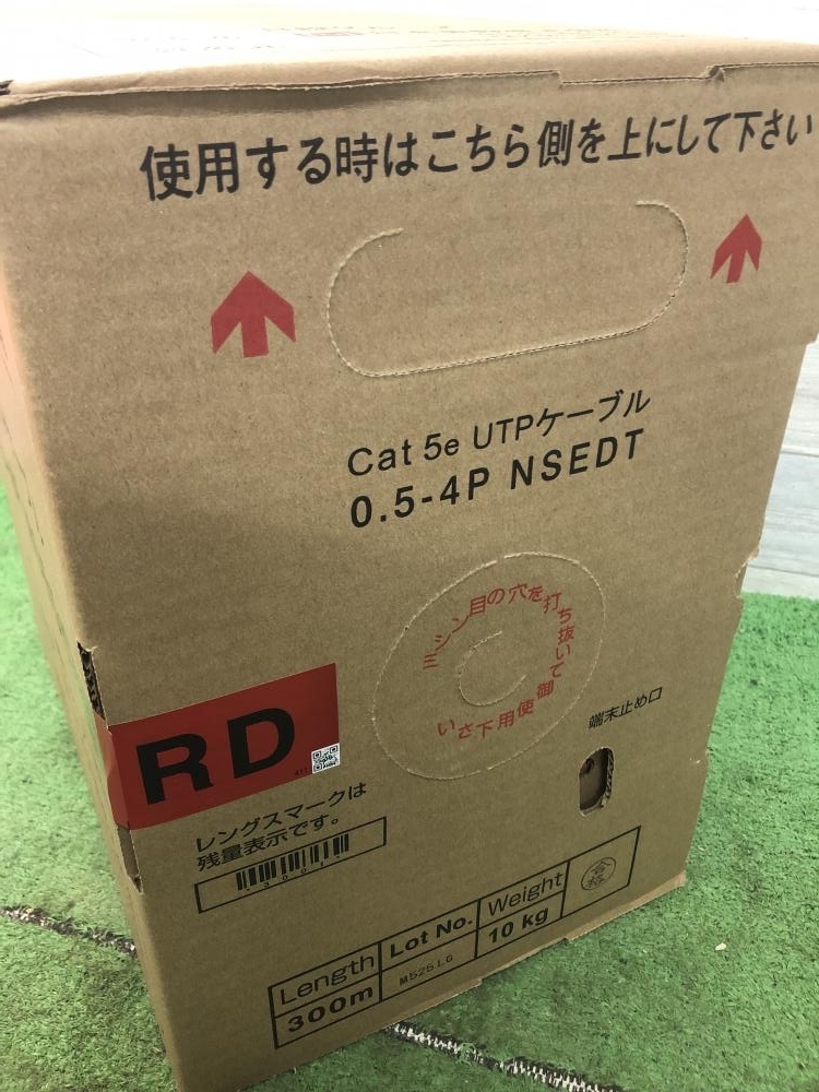 015●未使用品・即決価格●日本製線 LANケーブル　UTPケーブル cat5e RD 0.5-4P　300m_画像2