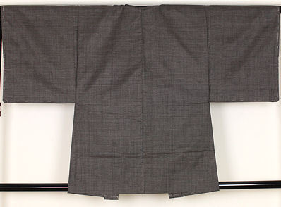 [ free shipping ] Ooshima pongee ensemble silk dense brown ground small turtle .M size MY3053[ new goods ] man Japanese clothes gentleman for silk all season Father's day gift 2022