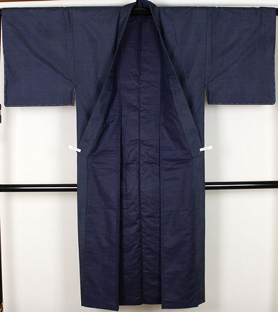 [ free shipping ] Ooshima pongee ensemble long kimono-like garment. set M size MY3051[ new goods ] man Japanese clothes gentleman for silk all season Father's day gift 2022