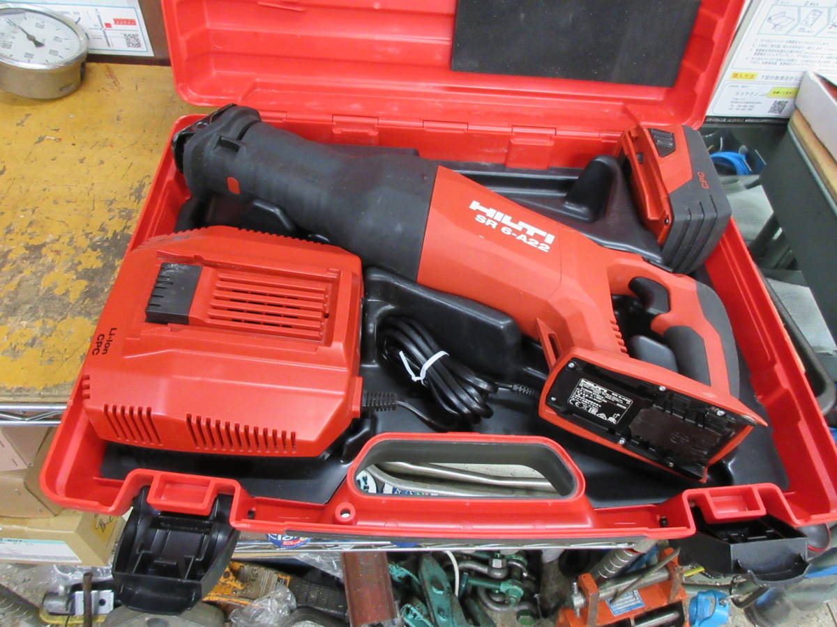 HILTI ヒルティ★レシプロソー SR6-A22 バッテリー1個★セーバーソー_画像1