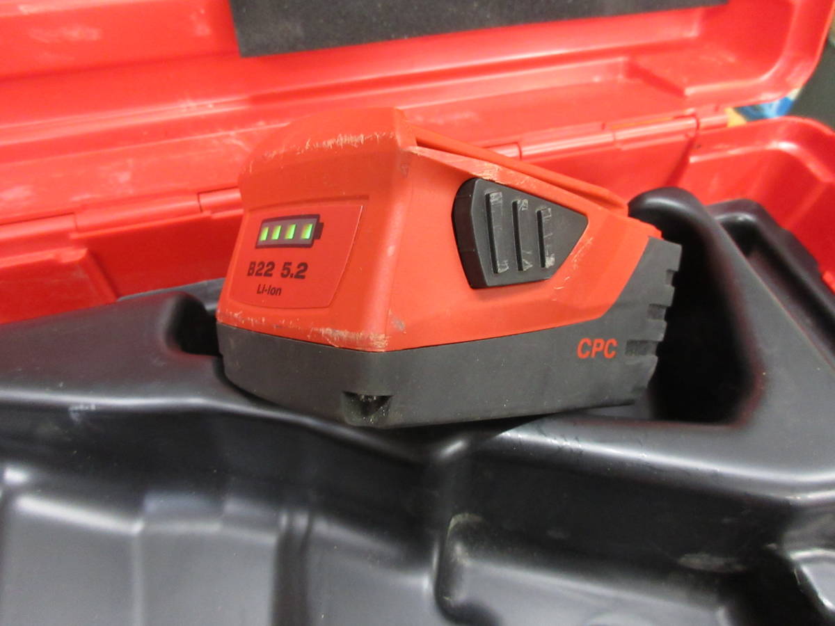 HILTI ヒルティ★レシプロソー SR6-A22 バッテリー1個★セーバーソー_画像9