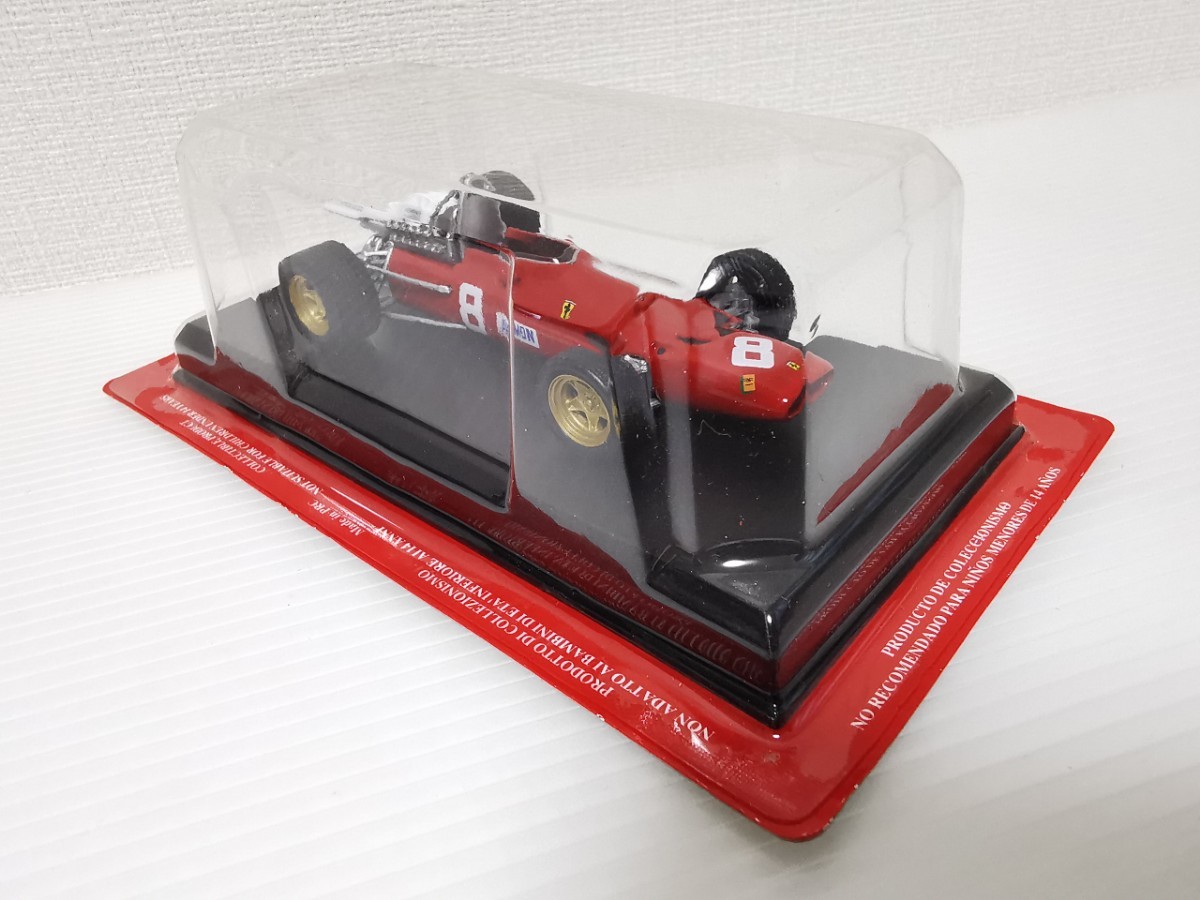 送料220円〜★未開封★ アシェット 公式フェラーリF1コレクション Ferrari 312 F1-67 1967 Chris Amon Scuderia 1/43スケール ミニカー_画像5