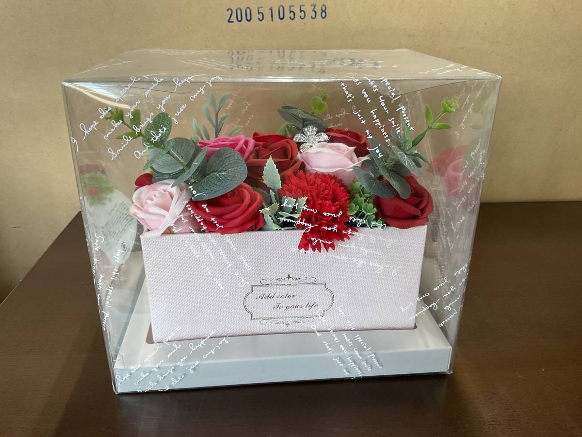 [ подарок .!] консервированный цветок красный подарок интерьер произведение искусства 