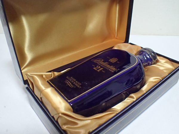 豊JE998/8J◆Ballantines バランタイン 21年 VERY OLD SCOTCH スコッチウイスキー 43% 700ml 古酒未開栓◆_画像3