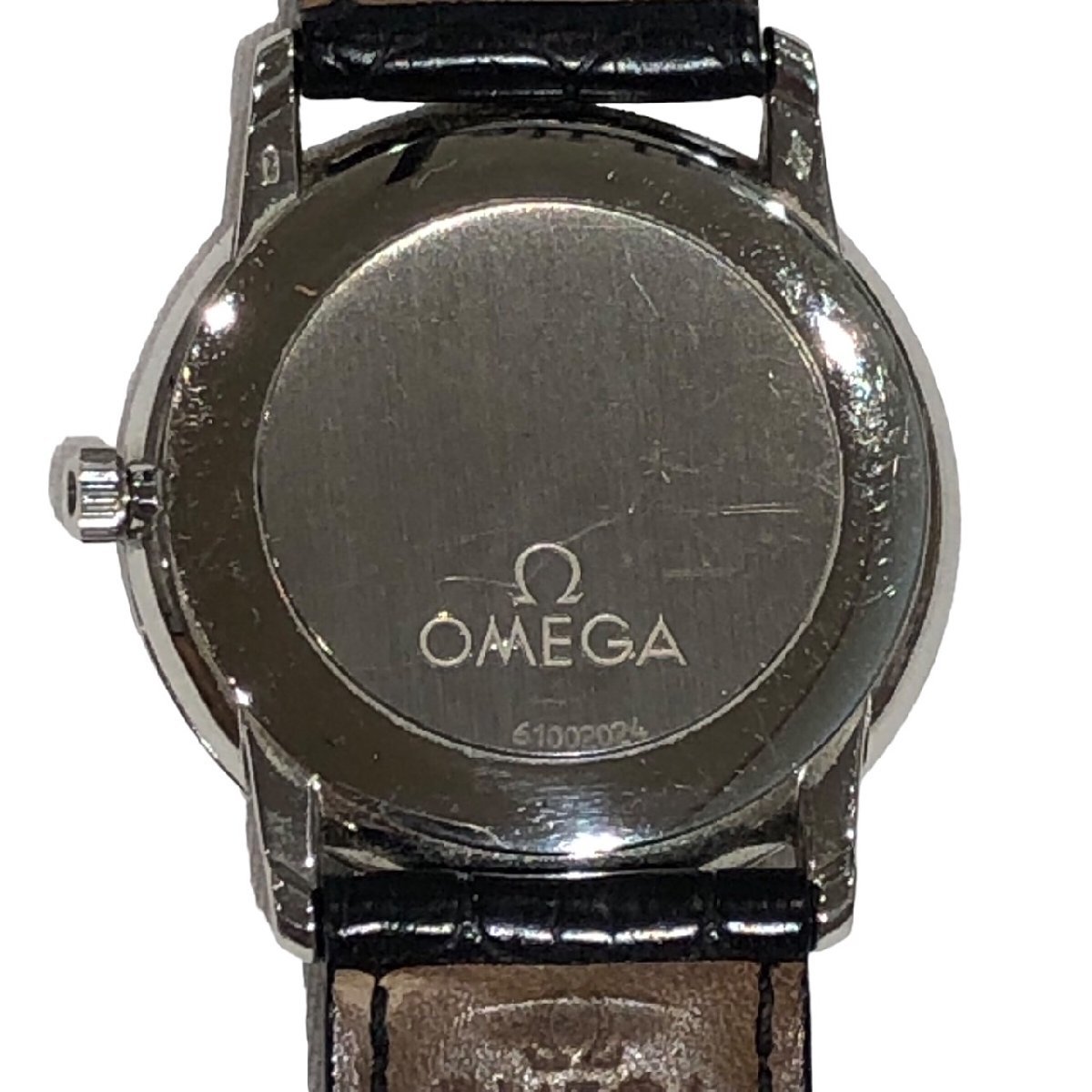 OMEGA オメガ chronometer クロノメーター デビル デヴィル プレステージ De Ville Prestige ベルト プラチナ PT950 手巻き_画像6