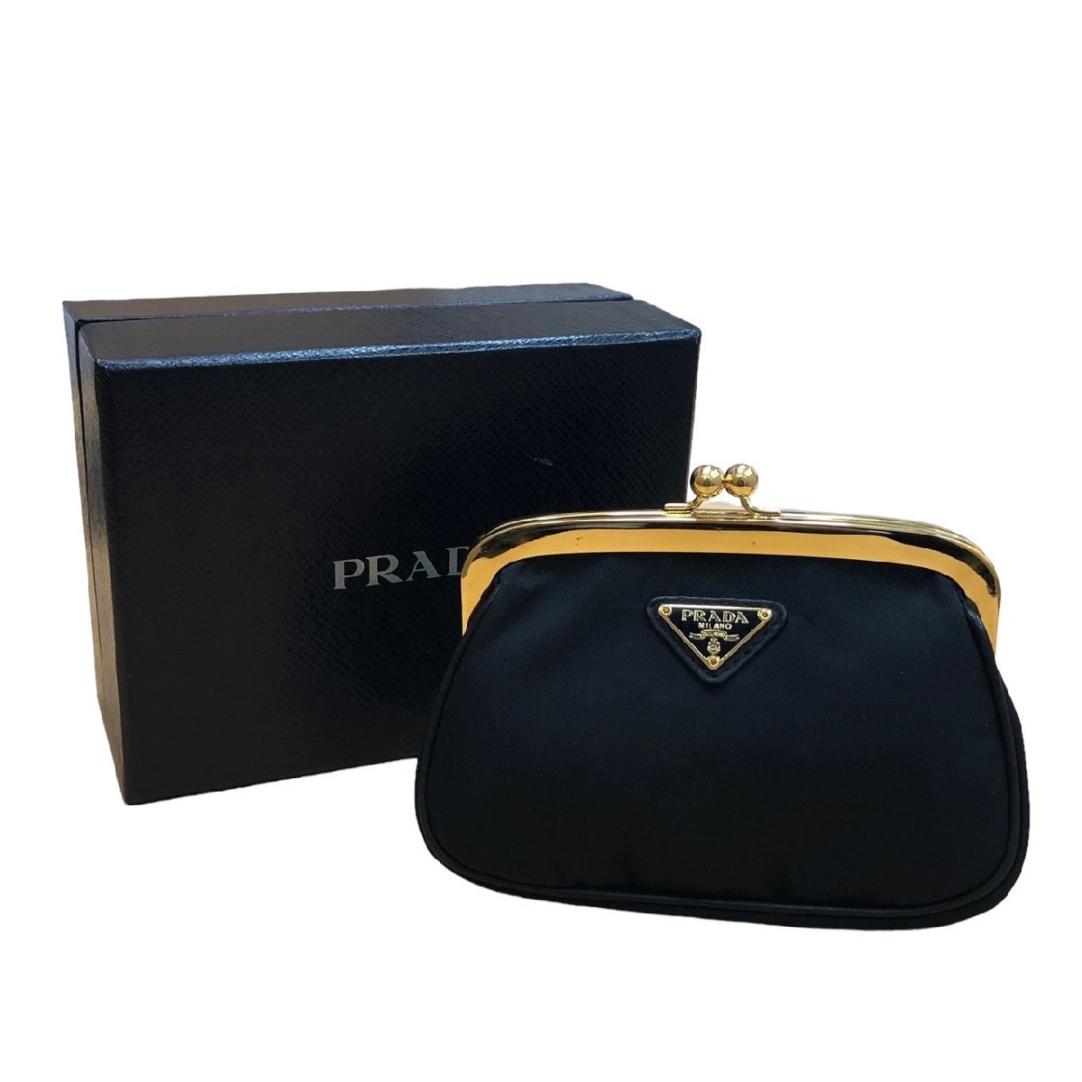 Yahoo!オークション - PRADA プラダ がま口 財布 ナイロン 三角 Yahoo!オークション - PRADA プラダ がま口 財布 ナイロン 三角