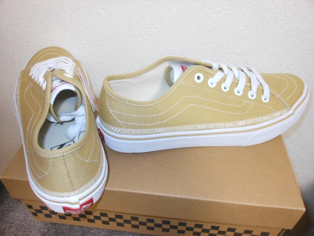 【新品】VANS V40CL+DECON WALBER ベージュ 27.0cm_画像2