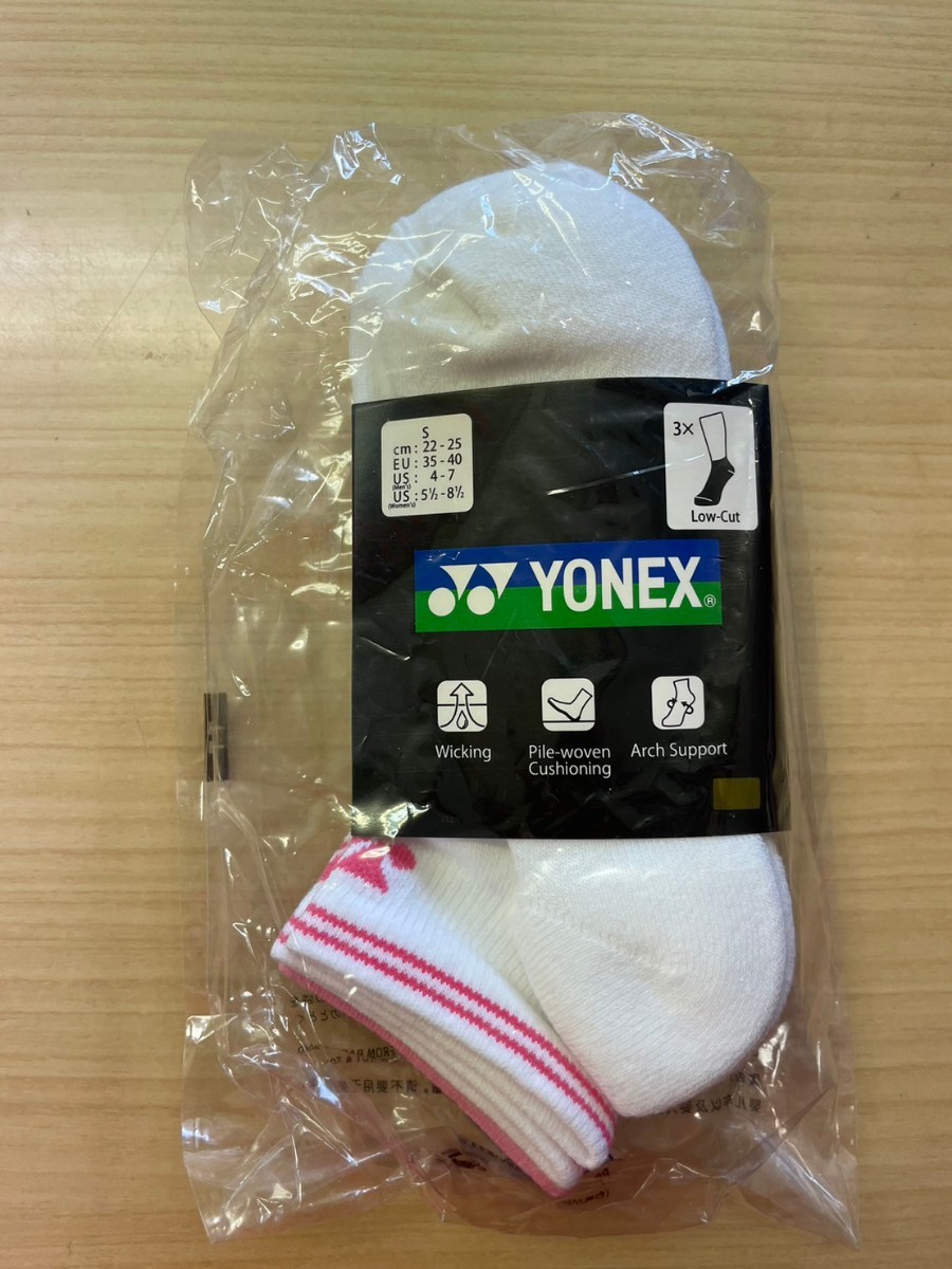 【YONEX 29207Y 3Pソックス 22-25】YONEX(ヨネックス)　3Pソックス テニス ソフトテニス 新品未使用　レディース靴下_画像1