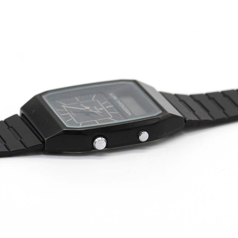 レア品 SANYO ALARM CHRONO GRAPH メンズ腕時計 稼働品 C00476 _画像5