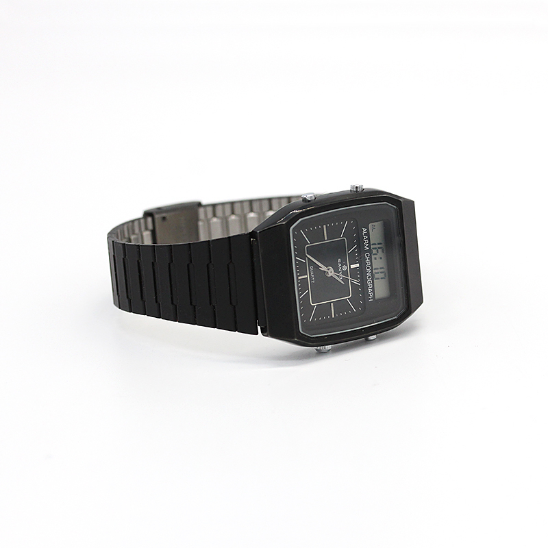 レア品 SANYO ALARM CHRONO GRAPH メンズ腕時計 稼働品 C00476 _画像10