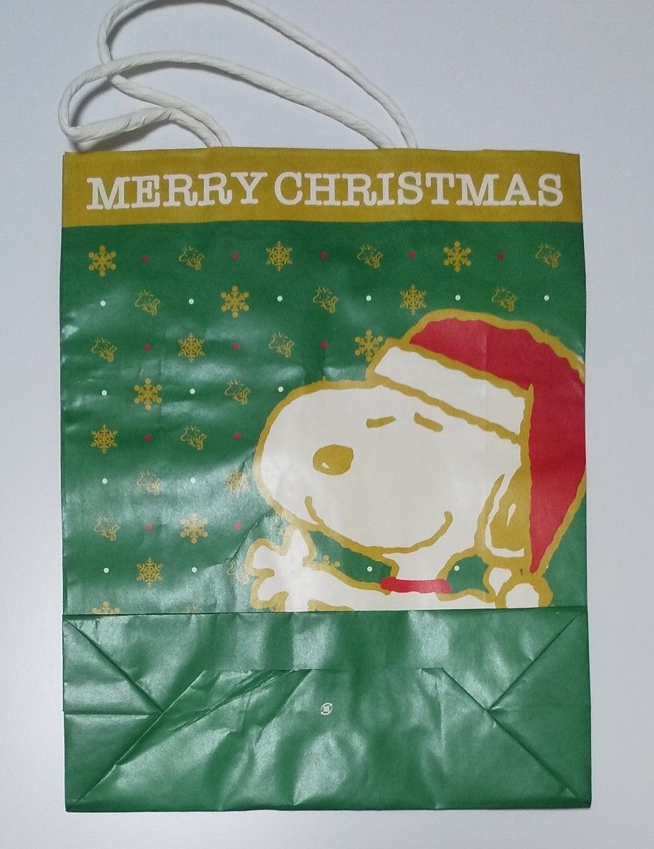 クリスマス用 ショップ袋 SNOOPY ３枚