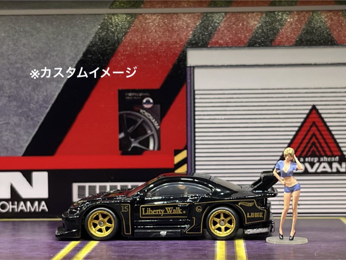 1/64 カスタムホイール 4台分 6本スポーク＆CE28風 シルバー＆ゴールド ホットウィール等のミニカーに！の画像3