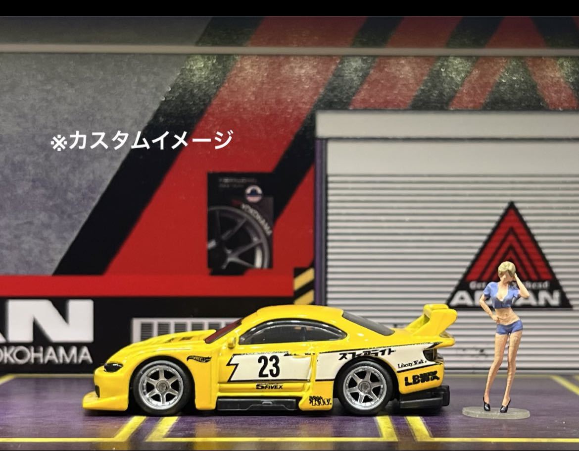 1/64 カスタムホイール　6台分　6本スポーク＆TE37風　シルバー＆ゴールド＆ブラック　ホットウィール等のミニカーに！_画像9