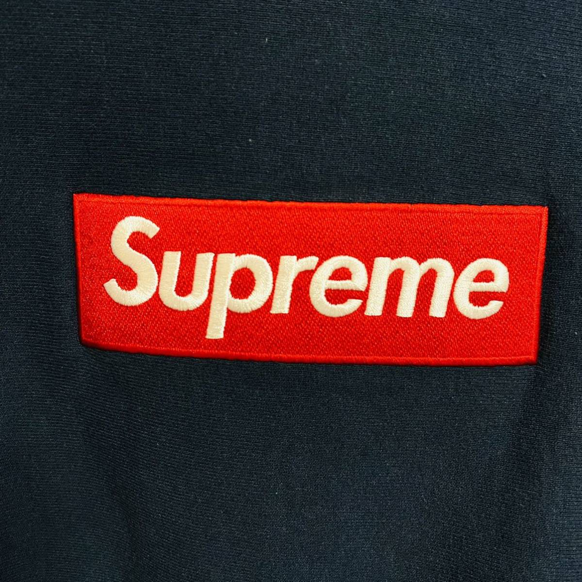 Supreme Box Logo Crewneck Navy Red S 15aw 2015年 紺 赤 ネイビー レッド ボックスロゴ クルーネック トレーナー スウェットシャツ_画像3