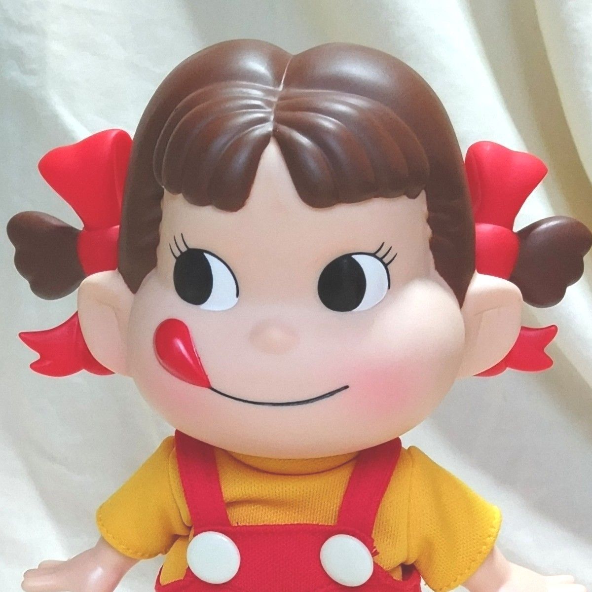 丸目　ペコちゃんポコちゃん人形　セット　非売品　プラ製 不二家 ポコちゃん箱付き　90年代　かわいい