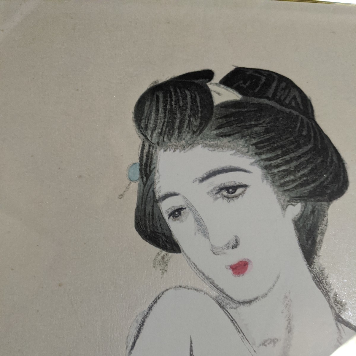 竹下夢二描く夏の女 Yahoo!オークション - 【模写】竹久夢二 夏の女