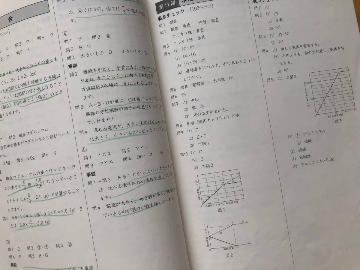 ★中学受験 勉強★四谷大塚 予習シリーズ★理科5年上/下＆解答と解説 上/下★４冊セット★自宅学習 家庭学習 復習 問題集 テキスト_画像8