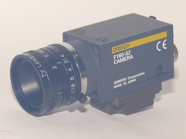 OMRON■視覚センサ用 カメラ F160-S2 レンズ 25mm Cマウント 1/3インチ CCD 画像処理 画像認識 画像検査 F160 オムロン_画像1