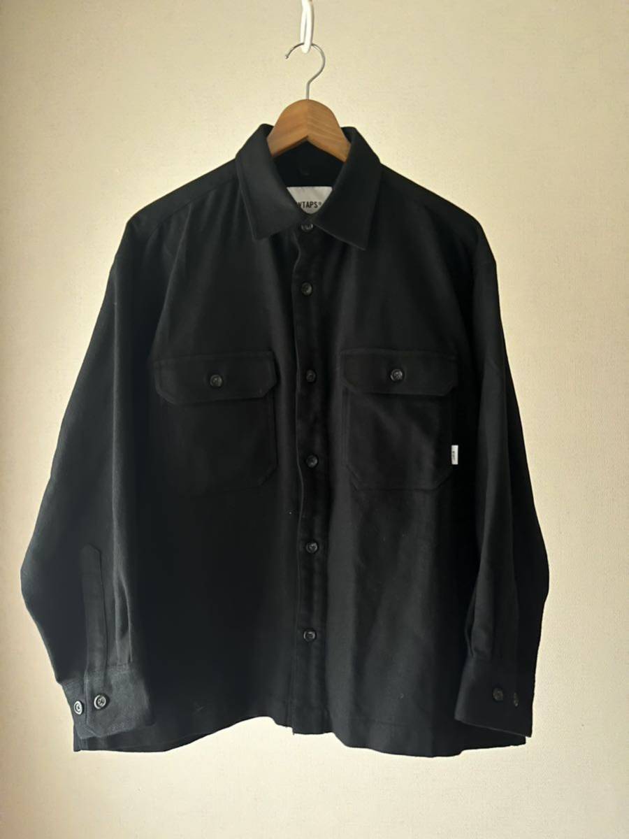 23AW！新作！新品同様！おまけ付き！ WTAPS DECK 02 / LS / COTTON. TWILL Size:2(M) シャツ/ジャケット/ニット/パンツクロスボーン_画像4