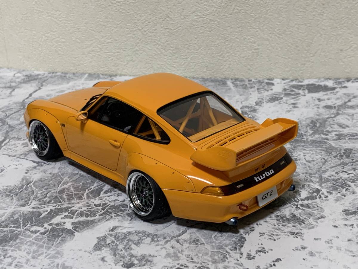 タミヤ　1/24 ポルシェ911GT2ロードバージョン 完成品_画像10