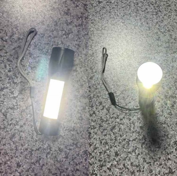 ハンディライト LED 懐中電灯 超強力 USB充電 小型 防災 地震 キャンプ_画像10