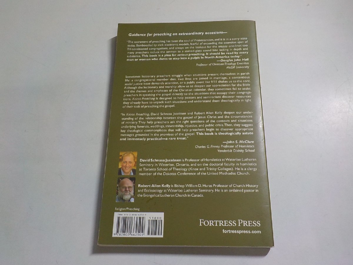 A1540◆KAIROS PREACHING SPEAKING GOSPEL TO THE SITUATION David Schnasa Jacobsen Robert Allen Kelly☆_画像3